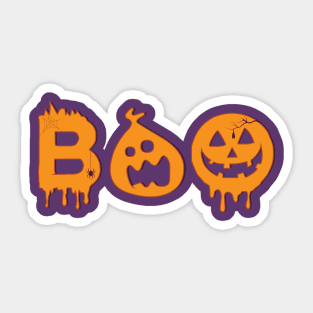 Boo Sticker